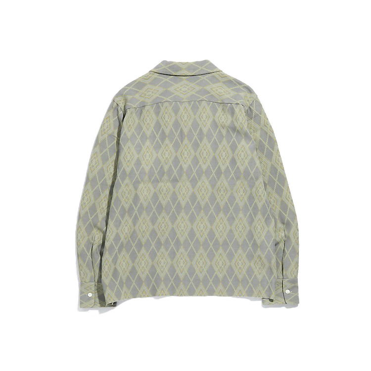 NEEDLES 21AW C.O.B. CLASSIC SHIRT - PE/R/AC/C ARGYLE JQ.