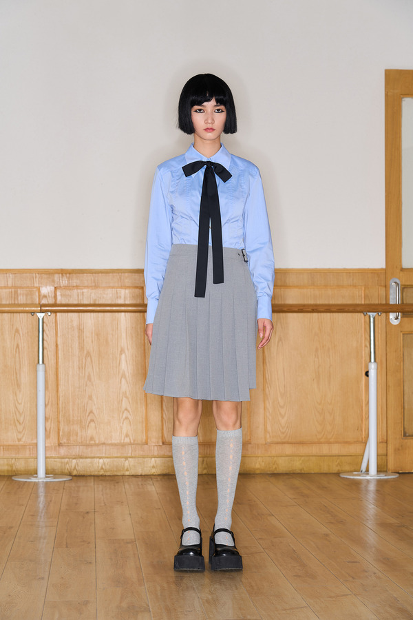 可拆卸百褶裙五分裤