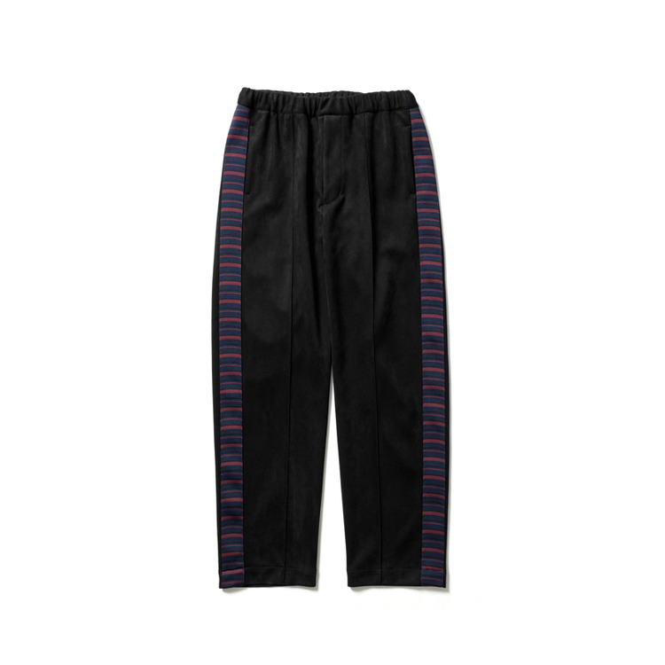 Sasquatchfabrix.21AW SYNTHETIC SUEDE TRACK PANTS