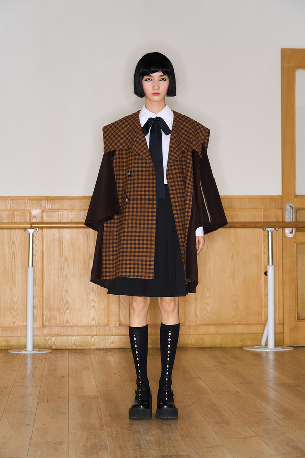 海军领双面呢大衣