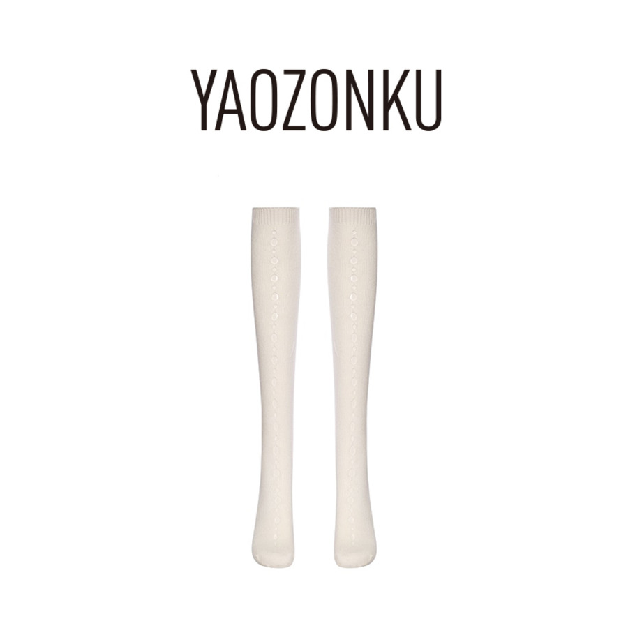 洞洞镂空中筒袜