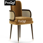 200usd Prodgf 1Pcs A Set Nordic Solid Wood Armchair Rattan Living Room Chair