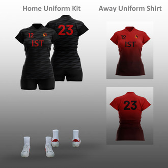 IST Girls Volleyball Home and Away Uniform Kit 女装排球主场和客场球服全套