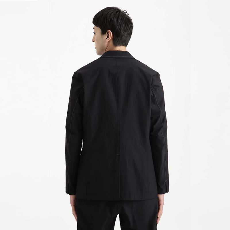 and wander 21AW plain tailored stretch jacket