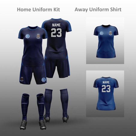 Girls Football Full Kit and Warm up top  女装足球服全套和训练夹克-2