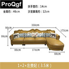 800usd Prodgf 1Pcs A Set Big Space Home Luxury 350cm length Sofa