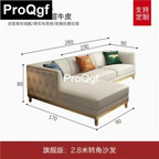 1200usd Prodgf 1Pcs A Set Big Space Home Luxury 280cm length Sofa