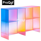 3800usd Prodgf 1Pcs A Set ins Luxury Countryside Rainbow Sideboard Kitchen Cabinet