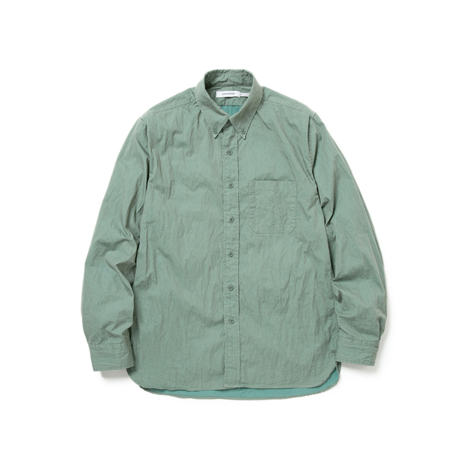nonnative 21AW DWELLER B.D. SHIRT C/N HERRINGBONE