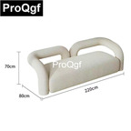 300usd Prodgf 1Pcs A Set Nordic Fake Sheep Hot Three people seat Sofa