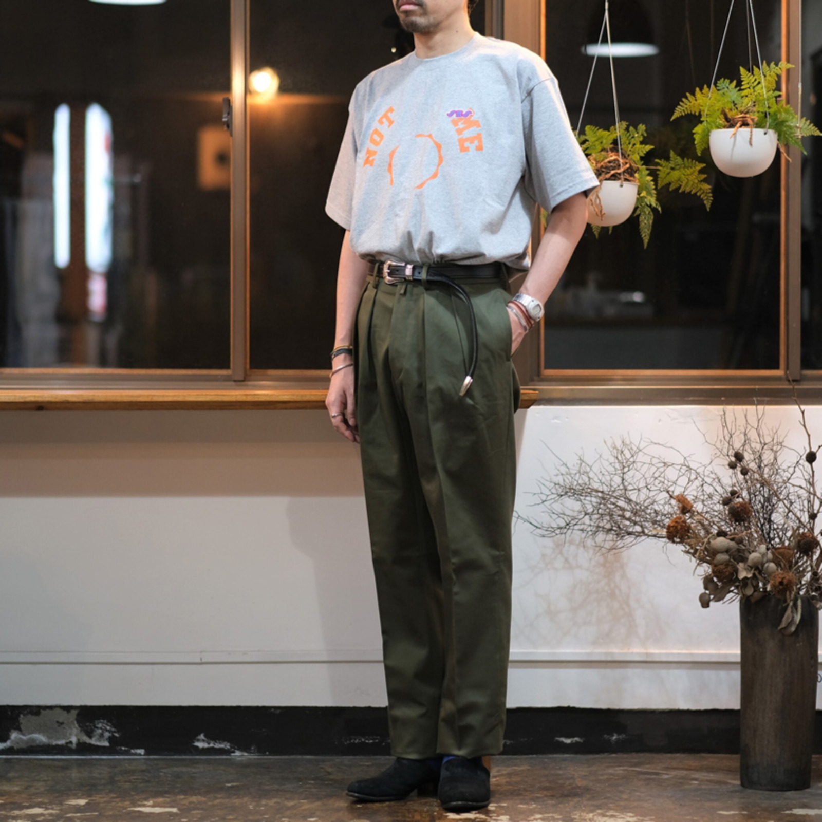 SEVEN BY SEVEN 21AW COLLEGE LOGO TEE-NOT ME