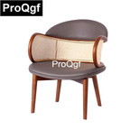 180usd Prodgf 1Pcs ins Light Luxury Classic Rattan Wood Dining Chair