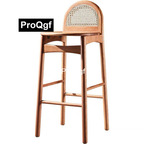 150usd Prodgf 1Pcs A Set Light Luxury Traditional Sun Rattan Wood Bar Chair
