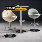 160usd Prodgf 1Pcs A Set ins Warm Modern Egg Shape Bar Chair