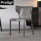 70usd Prodgf 1Pcs A Set ins Nordic Creative Luxury Leather Dining Chair