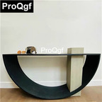 500usd Prodgf 1Pcs A Set Warm Cool Home Moon Shape Console Table