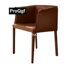 100usd Prodgf 1Pcs A Set ins Romantic Minshuku Leather Dining Chair