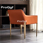150usd Prodgf 1Pcs A Set ins Romantic Minshuku Leather Dining Chair