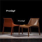 120usd Prodgf 1Pcs A Set ins Romantic Minshuku Leather Dining Chair