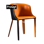 120usd Prodgf 1Pcs A Set ins Romantic Minshuku Double Color Leather Dining Chair