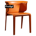 150usd Prodgf 1Pcs A Set ins Romantic Minshuku Leather Dining Chair