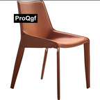 90usd Prodgf 1Pcs A Set ins Romantic Minshuku Leather Dining Chair