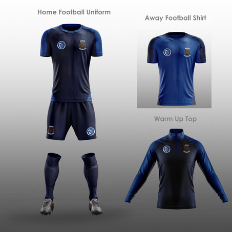 Boys Football Full Kit and Warm up top  男装足球服全套和训练夹克