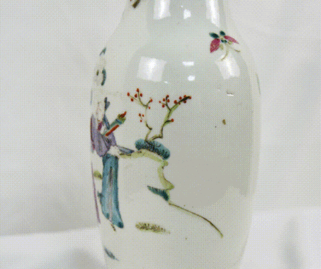 粉彩人物瓶 1-1288-3