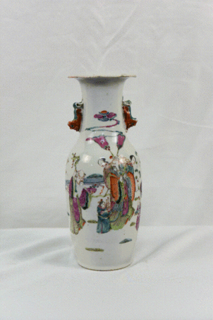 粉彩人物瓶 1-1288-4