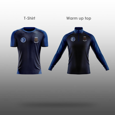 T-shirt and Warm up top  短袖T恤和训练夹克