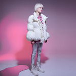 PANTTERFLY2021冬款立领时尚宽松羽绒服外套