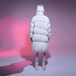 PANTTERFLY2021冬装中长款小众原创设计感宽松轻薄白鹅绒羽绒服女