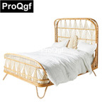 900usd Prodgf 1 Set ins Hotel Minshuku Home Rattan Bedroom Bed