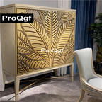 1200usd Prodgf 1Pcs A Set ins Luxury Home Leaf Wine Cabinet