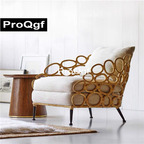 380usd Prodgf 1Pcs A Set ins Luxury Rattan lounge chair