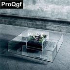 800usd Prodgf 1Pcs A Set ins i am Your Home Glass Luxury Sofa Table