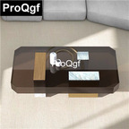 600usd Prodgf 1Pcs A Set ins i am Your Home Glass Luxury Sofa Table