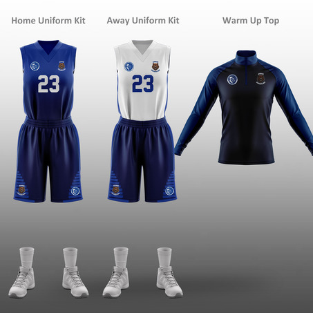 Girls Basketball Kit and Warm up top 女装篮球套装和训练夹克