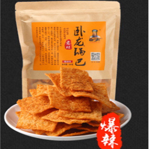 卧龙锅巴爆辣味200克