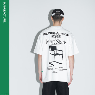 MANUFACTURE BY ATTEMPT '' Bauhaus Armchair '' 印花T恤