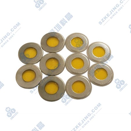 LIR2016  XRD用带KAPTON窗口镀铝纽扣电池壳