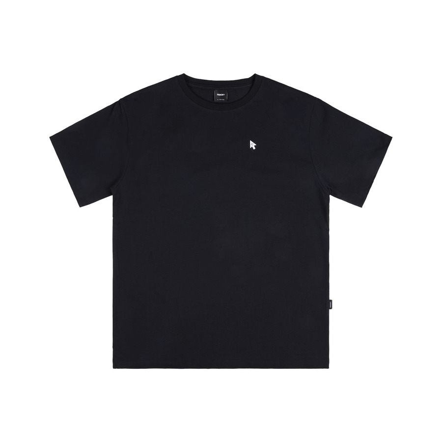 FMACM X 尤阿达 比心印花箭头纽扣圆领T恤-5