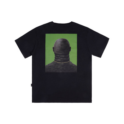 FMACM X 尤阿达 黑人背面印花箭头纽扣圆领T恤