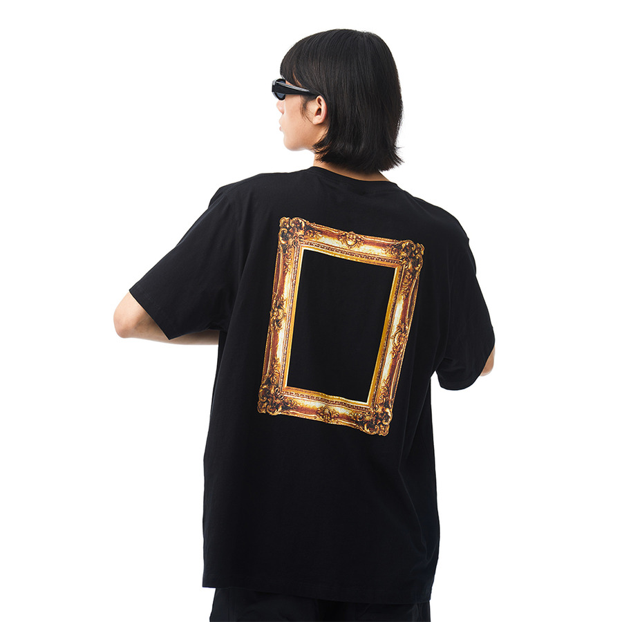 FMACM21SS 华丽金相框印花T恤-5