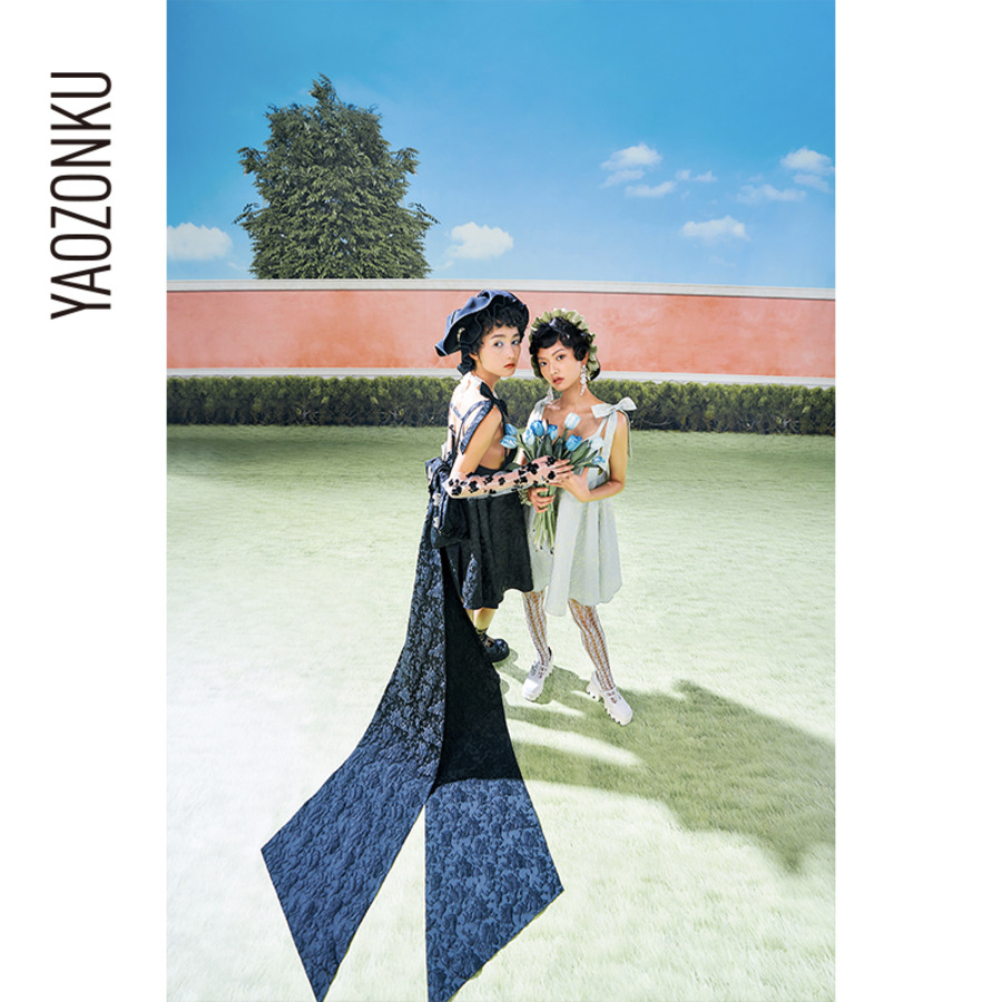 燕尾拖地蝴蝶结