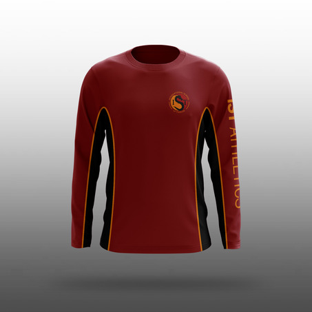 IST Red Long Sleeve Warm Top