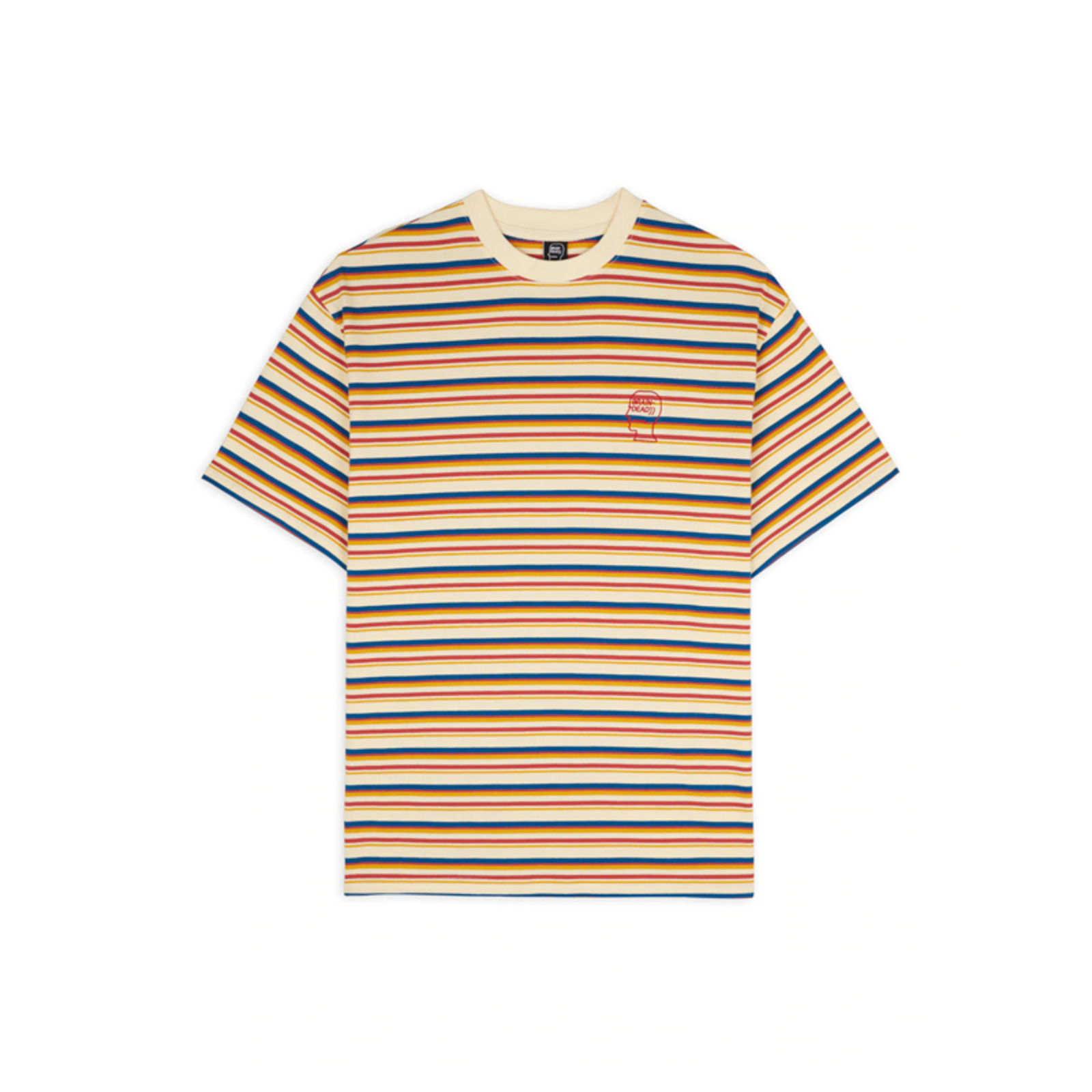 Brain Dead 22SS NINETIES BLOCKED STRIPED T-SHIRT