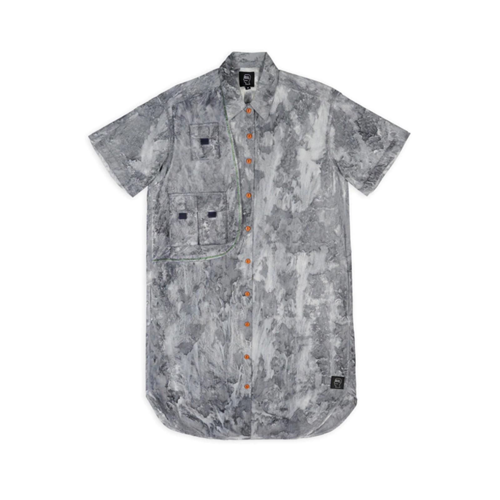 Brain Dead (Woman) 22SS LIQUID DYE UTILITY SHIRT DRESS