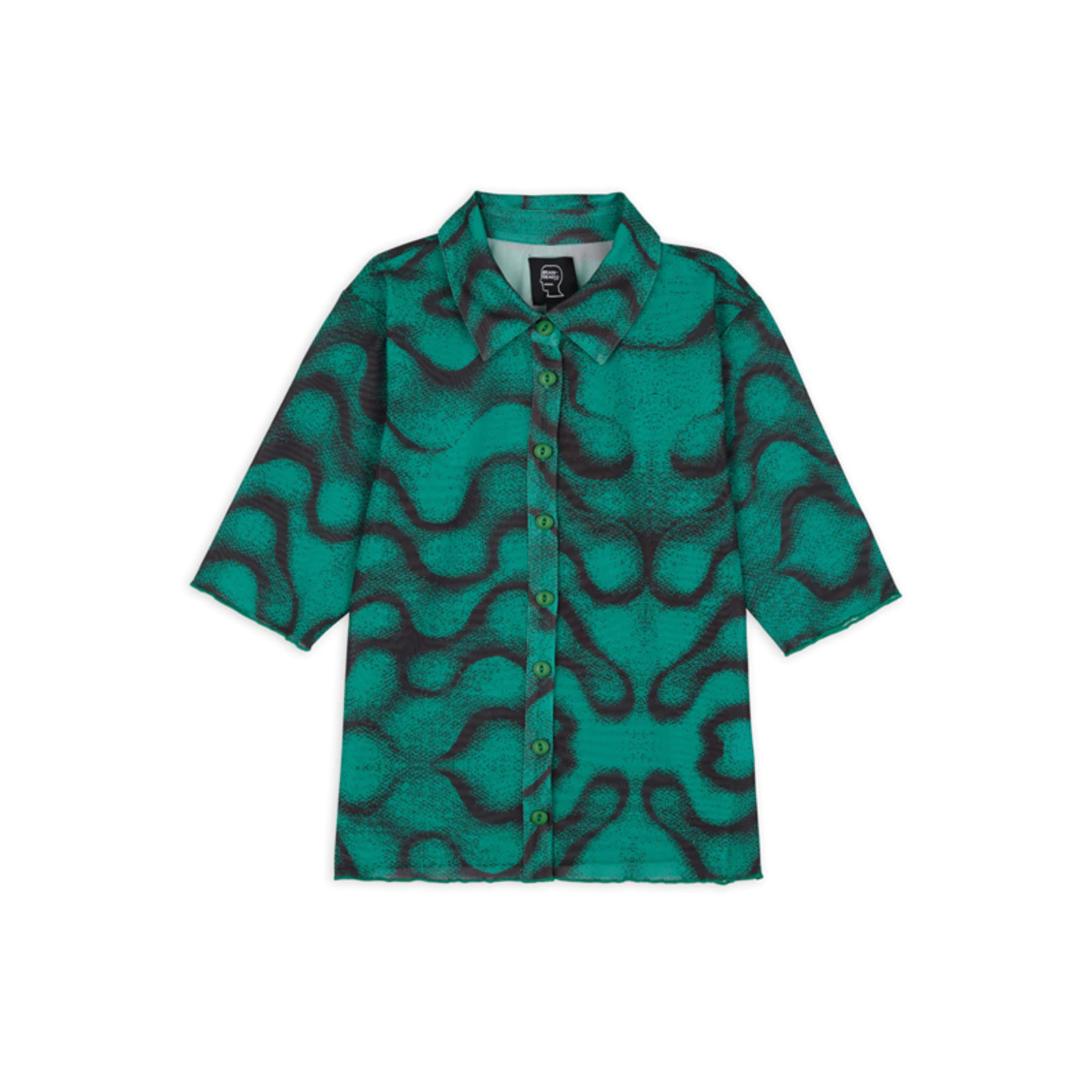 Brain Dead (Woman) 22SS SQUIGGLE HYPER MESH TOP