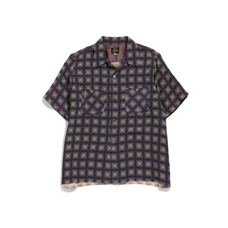 NEEDLES 22SS C.O.B. S/S Classic Shirt - Jacquard